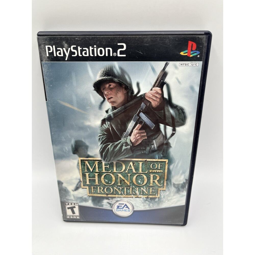 Medal of Honor Frontline PS2 PlayStation 2 - Complete CIB- Tested & Works